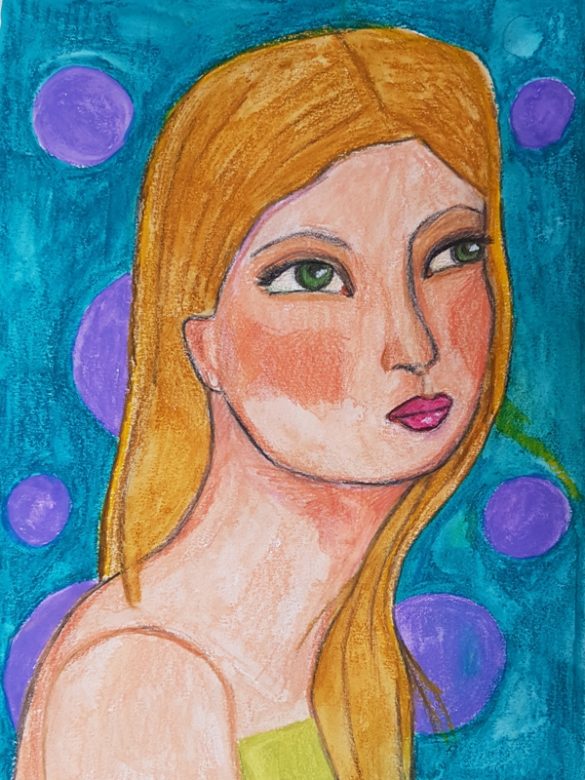 Portret Blue