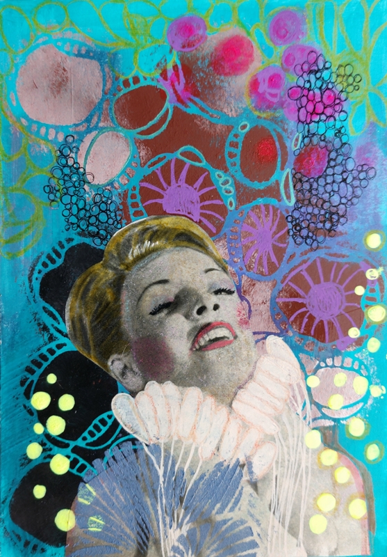 Julia mixed media world of bliss
