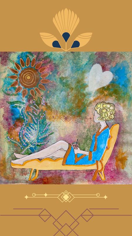 Follow the Sun Mixed Media Artwork