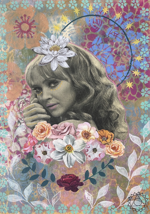 Women with flowers Selma